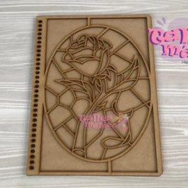 LIBRETA ROSA BELLA Y BESTIA